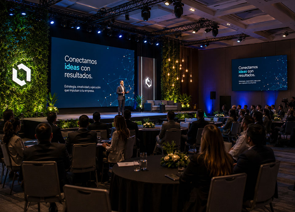 Eventos pensados para comunicar con impacto.