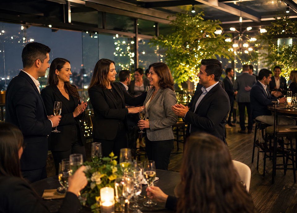 Una fiesta empresarial también comunica cultura, gratitud y pertenencia. El cierre de año merece algo más que una fiesta.